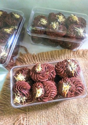 836. Sagu Keju Coklat dengan Santan