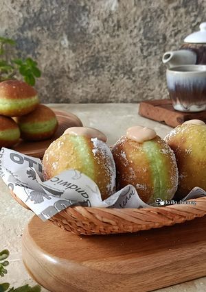 Bomboloni Pandan Vla Gula Aren