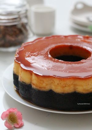 Brownies Ketam Hitam Keju Karamel