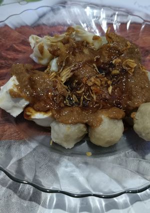 Bumbu kacang pentol kanji, cilok, siomay