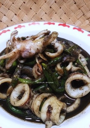 Cumi Masak Cabe Ijo