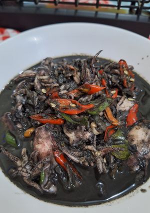 Oseng Cumi Hitam Pedas