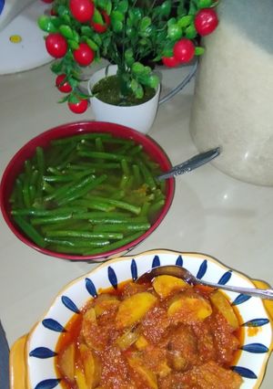 Sayur asem kacang panjang