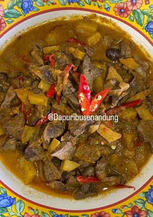 Semur Ati Ampela Ayam Pedas