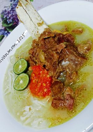 Soto Daging Santan dan Sambal