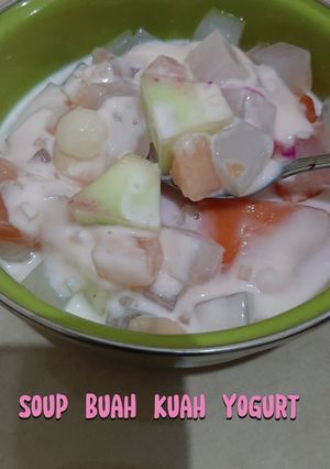Soup Buah Kuah Yogurt