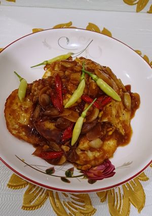 Telor Ceplok Asam Manis