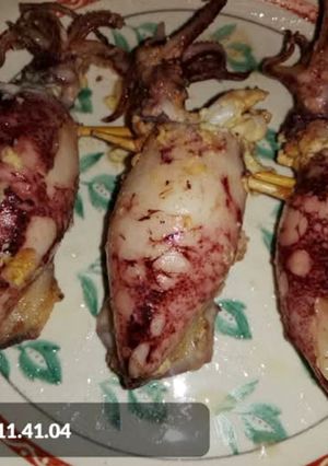 Cumi Gemoy Isi Tahu Telur (Cumi Buncit)