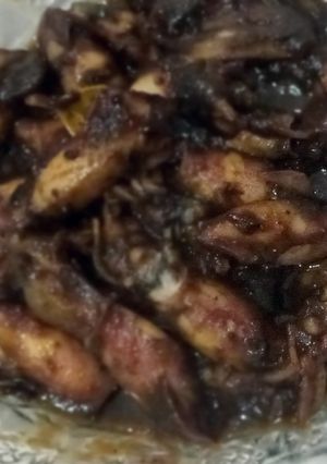 Cumi hitam asam manis