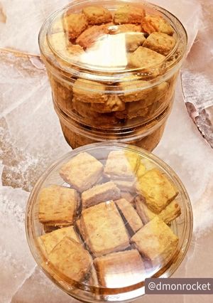 Eggless Kaastengels Premium (5 Bahan) 🧀🧀🧀