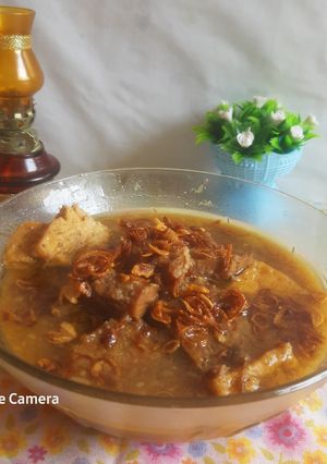 Kuah semur daging tahu