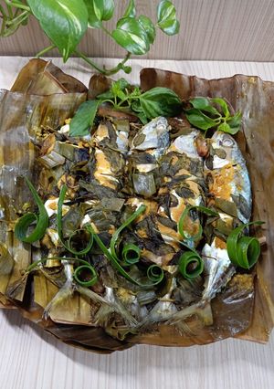 Pepes Ikan Kembung tanpa Cabe