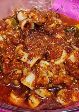 Sambal cumi ala Cha