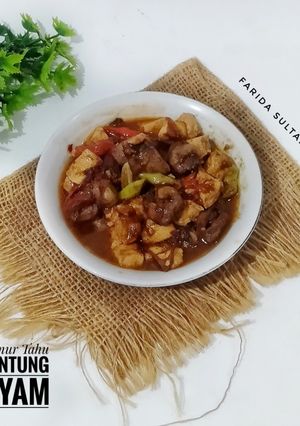 Semur Tahu Jantung Ayam